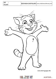 talking-tom boyama sayfaları